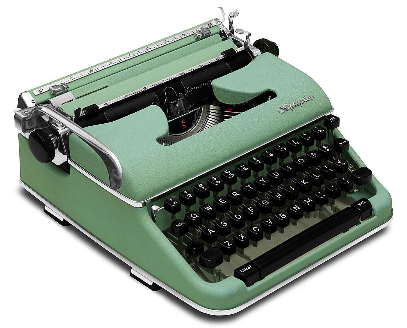 Пишущие средства. Печатная машинка Olympia sm3. Печатная машинка Olivetti с экраном. AEG 6 Typewriter. Розовая печатная машинка.