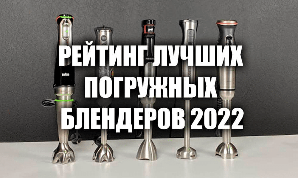 Погружной блендер рейтинг 2022