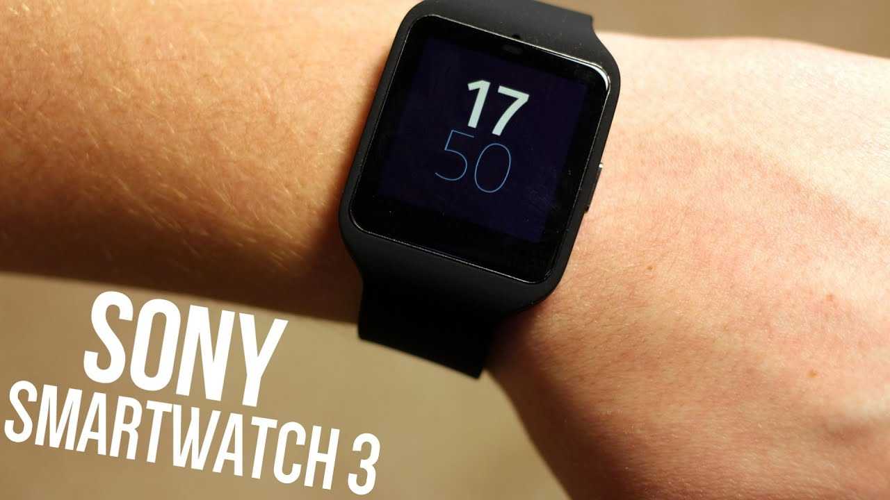 Смарт-часы sony smartwatch 3