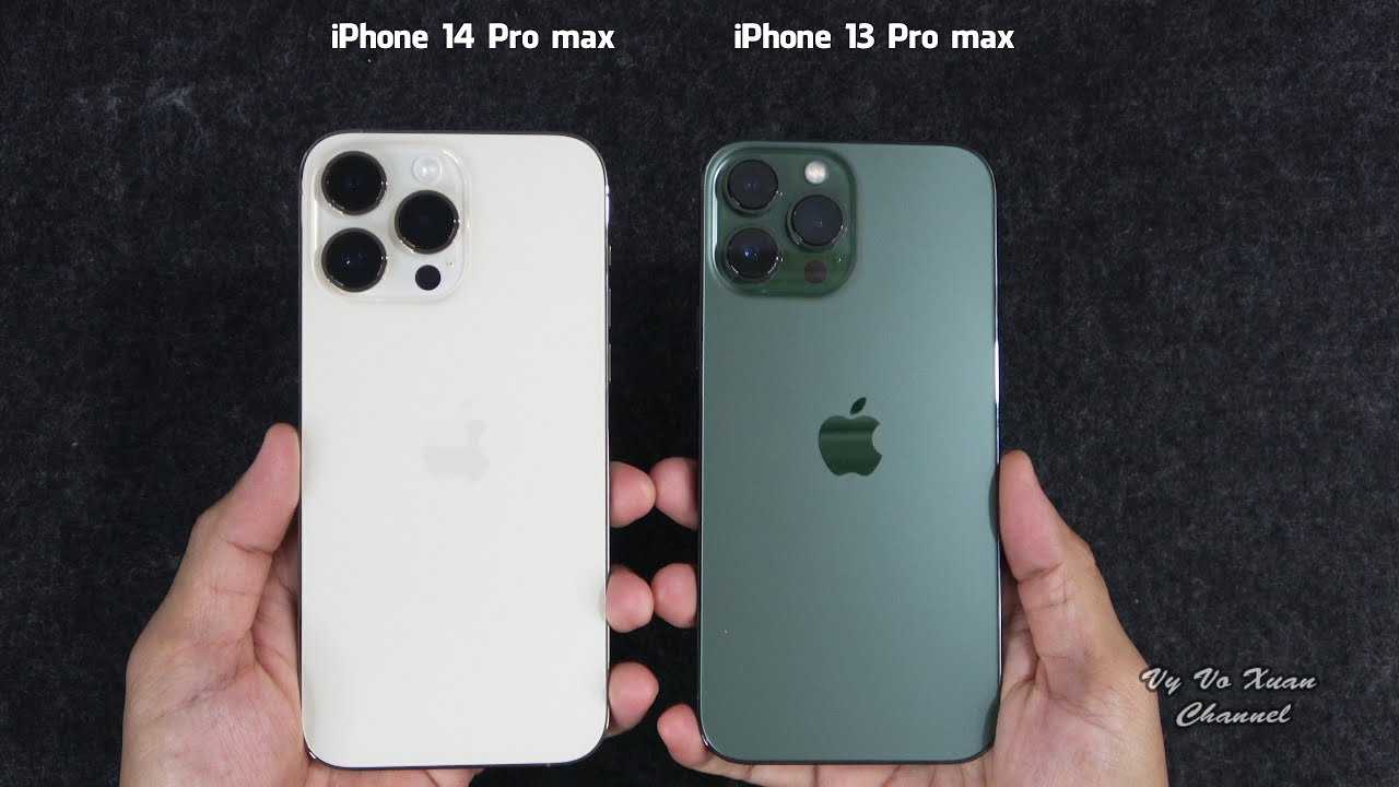 Сравнить айфон 13 и 13 про макс